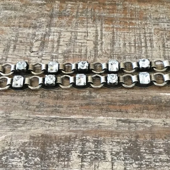 DANNIJO Rhinestone Statement Choker Necklace - Picture 5 of 8